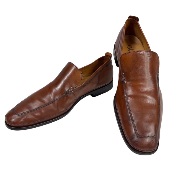 Cole Haan Other - Cole Haan Men’s 9.5 M Cognac Brown Loafer Slip On Casual Dress Shoe